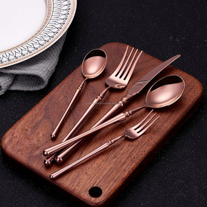 Vente en gros de couverts de cuisine en acier inoxydable de haute qualité faits à la main en couleur personnalisée avec finition miroir - Product Image 6