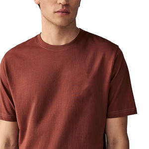 เสื้อยืดคอกลมแขนสั้นผู้ชาย ผ้าถัก ทอเรียบ สวมใส่สบายๆ ทุกวัน รับทำโลโก้ตามสั่ง ผู้ผลิตและผู้ค้าส่งจากปากีสถานและจีน รับผลิตตามแบบ - Product Image 2