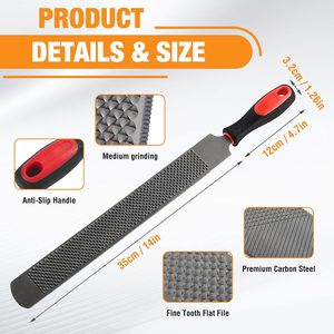 Raspador de pezuñas de 18 pulgadas, herramienta de herrador de acero al carbono de alta resistencia, recortador de pezuñas profesional con mango de goma para caballos y cabras - Product Image 3