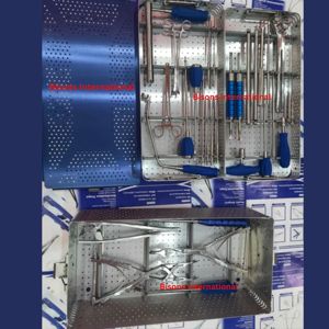 BISONS - Juego de Instrumentos Ortopédicos Manuales de Acero Inoxidable para Tornillos Pediculares Espinales, Herramientas para Cirugía de Trauma - Product Image 3