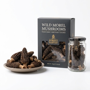 Morilles séchées naturelles de qualité supérieure, champignons sauvages de qualité alimentaire, saveur riche, vente en gros, fournisseur d'exportation - Product Image 2