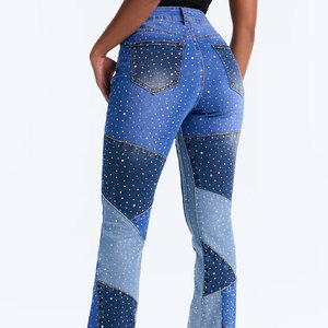 Pantalones de Moda para Mujer, Pantalones Casuales con Logotipo Personalizado, Pantalones Anchos de Mezclilla, Pantalones de Oficina para Mujer - Product Image 6
