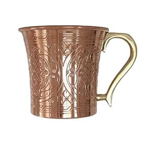 Taza de Cobre 100% Puro, Acabado Liso, Decorativa, con Asa, para Cerveza, Agua y Bebidas Frías, Superventas - Product Image 5