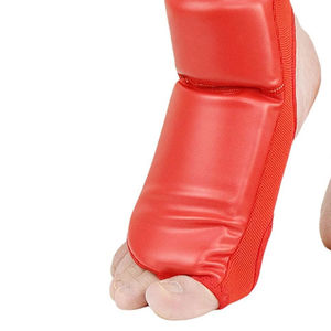 Fazn Industry Wholesale High Quality Custom Taekwondo Sparring Foot Guard Best Selling <b>Leather</b> Feet <b>Protector</b> for Martial Arts - Product Image 4