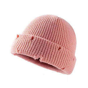 Gorro de Punto Personalizado al por Mayor, Estilo Casual Urbano, Color Sólido, con Puño, 100% Acrílico, Cálido para Invierno, Gorro Táctico - Product Image 4