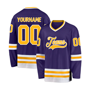 Servicios OEM, Fabricante de Camisetas de Hockey sobre Hielo, Ropa Deportiva de Equipo, Camiseta de Alta Calidad con el Mejor Diseño, Tu Propio Nombre y Número, 100% para Exteriores - Product Image 4