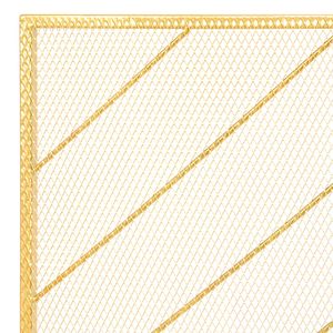 Schermo per Caminetto a Pannello Singolo in Robusta Rete di Ferro 98 cm L x 75 cm H, Protezione Antifiamma, Accessori Semplici per Caminetti - Product Image 3