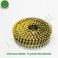Clous à palette en spirale de 1-1/4 pouce, tige lisse, type vis, tête ronde, directement de l'usine du Vietnam pour palettes et charpentes