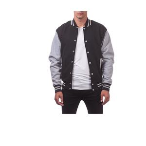 Chaqueta de Béisbol de Manga Larga para Hombre, Estilo Urbano, Invierno, Alta Calidad, Impresión Personalizada, Cuello Alto, Lisa, Ecológica - Product Image 5