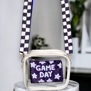 Monedero de cuentas personalizado con su logotipo y tamaño, monedero con cremallera bordado con cuentas para regalos - Product Image 1