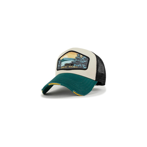 Gorra Trucker Bordada de los Grandes Montes Ahumados, de 6 Paneles, Ajustable, de Malla, Estilo Casual, Unisex para Adultos, Primavera Verano, para Actividades al Aire Libre - Product Image 1