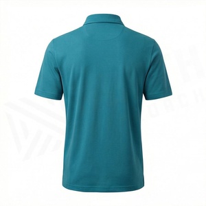 เสื้อโปโลแขนสั้นผู้ชาย ผ้าฝ้าย 100% สีพื้น รับสั่งทำสี ขายส่ง คุณภาพสูง เสื้อผ้าลำลองสำหรับออกกำลังกาย - Product Image 2