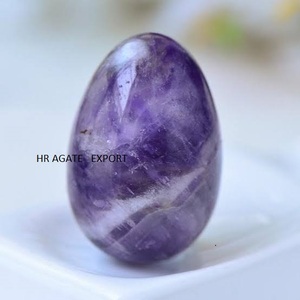 La mejor calidad Ojo de tigre Yoni Huevo Cristal Ágata pulida huevos de piedras preciosas naturales artesanías de piedra semipreciosa al por mayor - Product Image 6