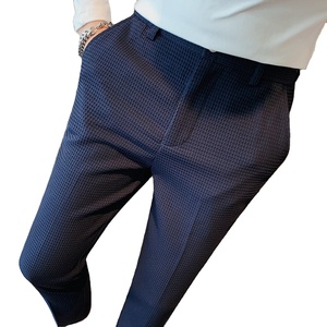 Pantalones Chinos Casuales de Lona de Algodón para Hombre, Personalizados con Marca, Lavado Oscuro, Transpirables, Ecológicos, Servicio OEM Medio - Product Image 1