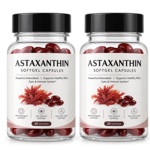 Capsules de Gélules Molles d'Astaxanthine à Marque Blanche 12mg – Astaxanthine Naturelle pour la Santé des Yeux, des Articulations et de la Peau - Product Image 2