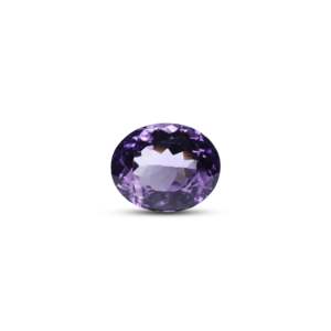 10.95 Carat Natural Oval Cut Amethyst Loose Gemstone for Fine Jewelry - Product Image 1