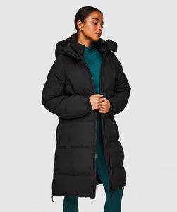 Abrigo Acolchado Transpirable para Mujer con Capucha, Cierre de Cremallera, Tela Impermeable, Logotipo Personalizado, Abrigo de Invierno al por Mayor para Mujer - Product Image 4