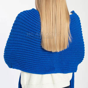 Écharpe en tissu tricoté de qualité supérieure, hiver, écologique, légère, durable, douceur élégante avec sensation confortable, finition lisse, pour femmes - Product Image 4