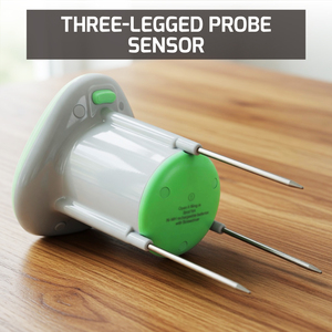 Smart Soil <b>Sensor</b> <b>Wireless</b> Conductivity, Moisture, <b>Temperature</b> APP Monitoring for Gardens, Farms, Greenhouses - Product Image 3