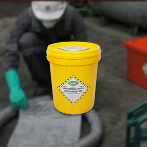 ชุดอุปกรณ์ดูดซับสารเคมีอเนกประสงค์ขนาด 20 ลิตร พร้อมถังสำหรับดูดซับน้ำมันและสารเคมีรั่วไหล สำหรับควบคุมการรั่วไหลของของเหลวในอุตสาหกรรมและคลังสินค้า เพื่อความปลอดภัย - Product Image 3