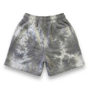 Conjunto de Sudadera con Capucha y Pantalones Cortos para Hombre, Estilo Tie Dye Gris, Ropa Deportiva Personalizada, Traje Casual para Correr, OEM ODM, Moda Masculina - Product Image 5