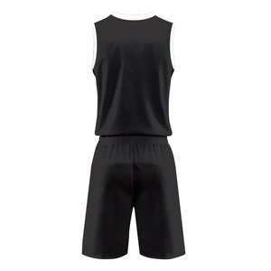 Conjunto de uniforme de baloncesto de poliéster ligero con sublimación para diseños vibrantes y duraderos. Servicio OEM disponible. - Product Image 3