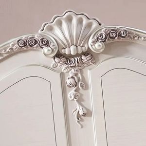 Hot Sale The Plaza Luxury Classic <b>Soft</b> Pink White Bedroom Set Upholstered <b>Bed</b> Elegant Feminine Royal Furniture for Hotel - Product Image 5