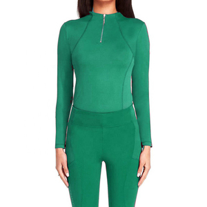 Chemise d'équitation pour femmes personnalisée, sans couture, imperméable, respirante, en spandex, nylon et polyester - Product Image 5