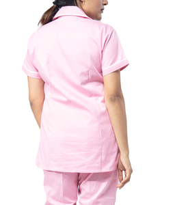 Conjunto de Uniforme Médico Personalizado, Top Corto Elástico para Spa, Unisex, Ajustable, de Poliéster y Spandex, Talla Grande - Product Image 6