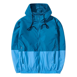 Custom <b>Men</b>’s Windbreaker <b>Jacket</b> <b>Lightweight</b> Waterproof Hooded <b>Jacket</b> Breathable Outdoor Windproof Coat Zipper Sports <b>Jacket</b> Oem - Product Image 1