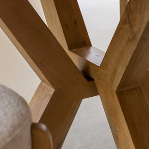 โต๊ะรับประทานอาหารไม้มะม่วงทรงกลม รุ่นวันดานา โซเลซ เซนทริกซ์ - Product Image 3