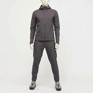 Men Training Windbreaker Tracksuit Waterproof Athletic <b>Jacket</b> Pant Set OEM Wholesale Men's <b>Soft</b> <b>Shell</b> <b>Hooded</b> <b>Jacket</b> Set - Product Image 4