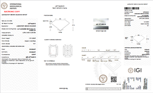 Diamantes Gemone de 2 Quilates, Corte Radiante, Color Rosa Intenso, Diamantes Cultivados en Laboratorio, Certificados por IGI, para Pendientes, Anillos, Colgantes y Joyería - Product Image 2