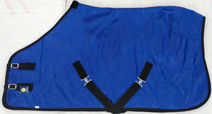 Manta de Lana de Caballo de Alta Calidad Premium con Correa para la Silla de Montar de 90-145 cm, 2 Correas para las Patas, Forma Redonda, para Uso en Doma y Competición - Product Image 4