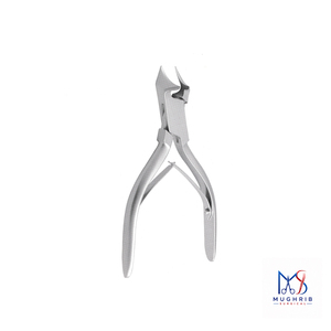 Coupe-ongles professionnel en forme de lune pleine, en acier inoxydable, avec double ressort, ouverture large, durable - Product Image 1