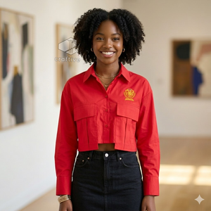 Chemise de bureau formelle pour femme NSPDK, chemise de travail professionnelle à manches longues boutonnée pour les réunions d'affaires et le port au bureau - Product Image 5