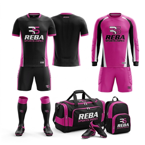 Professional Football Soccer Set Jersey Shorts <b>Socks</b> Custom Team Uniform Durable Sportswear Kit - Product Image 3