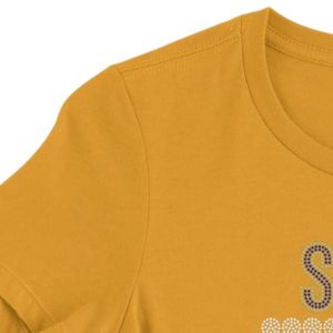 Camiseta ajustada Gold Life Member de Sigma Gamma Rho para mujer, camiseta informal de manga corta con cuello redondo para eventos de hermandad, ropa con estampado personalizado - Product Image 5