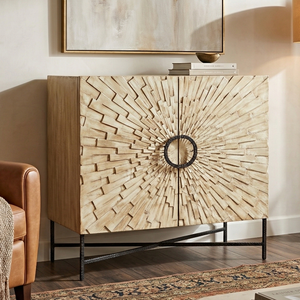 Mueble consola de diseño indio, hecho a mano, para hoteles de diseño, sala de estar, ecológico, de madera. - Product Image 1