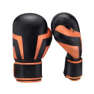 Guantes de Boxeo Profesionales de Cuero Vacuno de 16 oz con Cierre de Velcro, Moldeados a Mano de Alta Densidad para Entrenamiento de Kick Boxing, Sanda y MMA - Product Image 4
