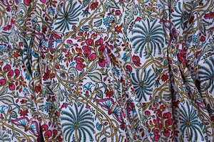 Vestido Kaftán Informal de Verano con Estampado Floral Tropical, sin Mangas, de Algodón, para Mujer, Ropa de Playa, Estilo Asia Pacífico - Product Image 3