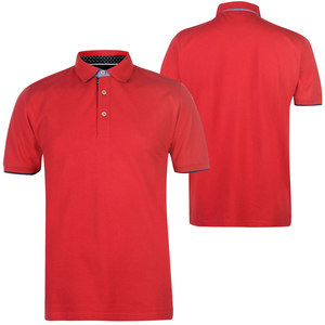 Men's Unisex Cotton Knitted Short Sleeve <b>Button</b> Solid Breathable Heat-Transfer Printed T-Shirt - Product Image 1
