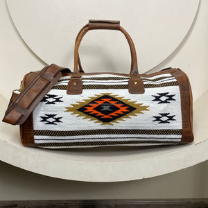 2025 Travel Accessories Outdoor Travel <b>Bags</b> Custom Saddle Blanket Sports Gym <b>Bag</b> for Women Genuine Leather Duffel Overnight <b>Bags</b> - Product Image 4