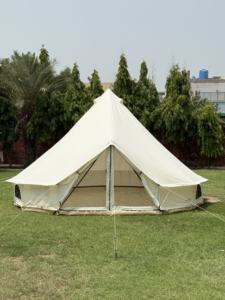 4M Waterproofed Canvas Bell <b>Tents</b> 285GSM 100% Cotton Canvas / Size 3M/4M/5M - Product Image 3