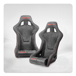 Siège de jeu racing personnalisé Apex FRP Alcantara, design baquet respirant et luxueux pour simulateurs, équipement de performance e-sport - Product Image 1