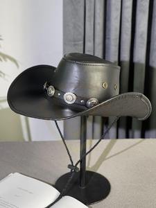 Sombrero de Cuero Vaquero Hecho a Medida, Totalmente Personalizado, de Primera Calidad, Hecho en Pakistán, Última Tendencia - Product Image 6