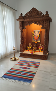 Alfombras/Corredores Florales Modernos Hechos a Mano de Algodón al por Mayor - Lavables y Reversibles, Pelo Mediano, Grosor Personalizable - Product Image 4