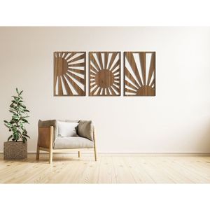 Decoración de Pared Moderna de Madera MDF Cortada con Láser, Elegante Adorno de Pared con Diseño Intrincado - Product Image 6