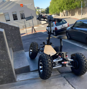ESWING Scooter Eléctrico Todoterreno Plegable de Alta Potencia con Motor de 10000 W, 50 mph, Batería Doméstica de 60 V 50 Ah, 4 Ruedas 4x4 - Product Image 2
