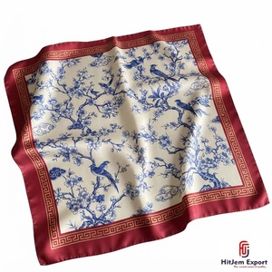 Soft Lightweight Square Scarf Womens Fashion Accessory Custom Printed OEM ODM Textile Manufacturer Bali Custom Fabric Products - Product Image 4
